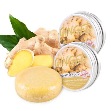 Imagem de Shampoo Bar Zoreni Ginger Hair Regreswth Anticaspa, pacote com 2 unidades