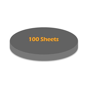 Imagem de Ezyaid Círculos De Papel Construção Ezyaid, Cor Preta, 15 Cm, Origami, 100 Folhas Para Crianças, Artesanato, Materiais Escolares