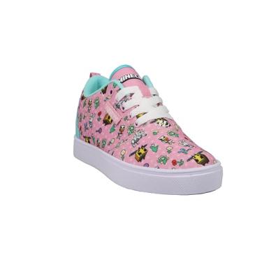 Imagem de HEELYS Sapato de salto com rodas para meninos, Rosa/Aqua, 9