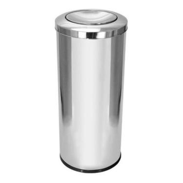 Imagem de Lixeira Inox 50 Litros Tampa Meia Esfera - JSN