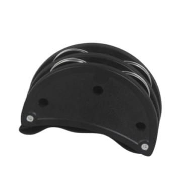 Imagem de Dynwave Tamborim de pé, tamborim de pé, portátil, instrumento musical de, percussão para concertos, bandolim, bateria, violão, banjo, Preto