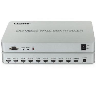 Imagem de Controlador De Vídeo Wall 3X3 - Hdmi - Cirilo Cabos
