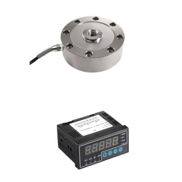 Imagem de PLPFUDVDZZ Sensor de célula de carga de raio com indicador de tensão e compressão Sensor de pesagem 50KG 100KG 200KG 300KG 500KG 1T 2T (50KG)