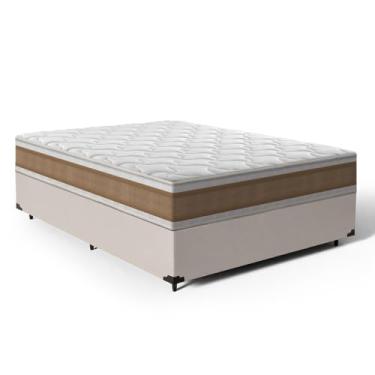 Imagem de Cama Box Viuva + Colchão de Espuma D33 Anjos Air Pro