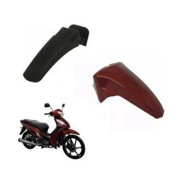 Imagem de Kit Paralama Dianteiro Parte A E B Shineray Jet 50 Vermelho - Smart