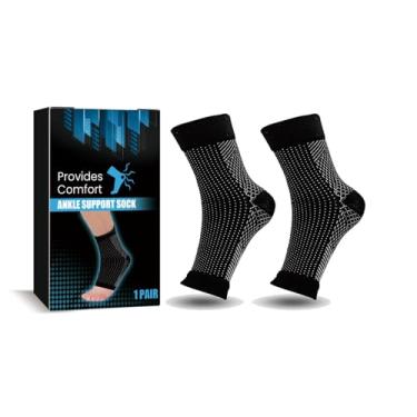 Imagem de Castrap Meias Esportivas, Meias De Apoio Para Os Pés, Meias Elásticas Respiráveis Ao Ar Livre Para Ciclismo, Fitness Anti-deslizamento Para Os Pés