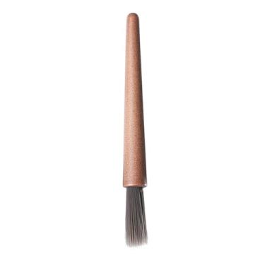 Imagem de ＫＬＫＣＭＳ Escova de limpeza para moer café, portátil, com cabo de madeira, para máquina de café doméstica, para cozinha, Marrom