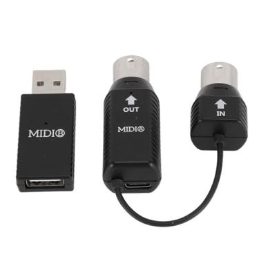 Imagem de Generic Adaptador MIDI Sem Fio, USB Wireless MIDI Adaptador Profissional Plugue de Transferência de Velocidade Rápida e Reprodução para Misturador Digital para Controller
