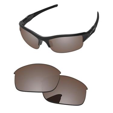 Imagem de PapaViva Lentes de reposição para óculos de sol Oakley Flak Jacket OO9008 63 mm, Bronze vívido, Flak Jacket