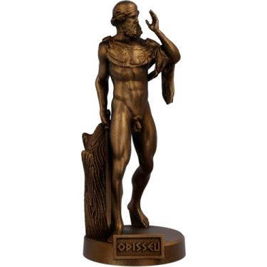 Imagem de Estátua Odisseu Herói Ilíada Grego - Ulisses (Cor Cobre Antigo)