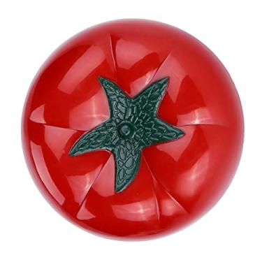 Imagem de Zerodis Timer de Cozinha Em Forma de Tomate Mecânico para Cozinhar e Assinar o Ajudante, Lembrete de Sino Alto para Fogão, Material de Abdomdo (Tamanho grande 7.2 * 5,5cm)