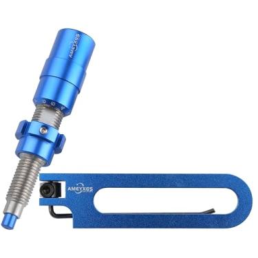 Imagem de Conjunto de descanso de flecha magnética e êmbolo - Envolva o descanso de flecha para arco recurvo e arco nu alvo, alumínio usinado CNC com tensão de mola ajustável para treinamento e competição de