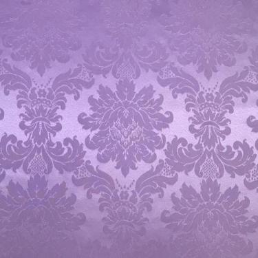 Imagem de Toalha de Mesa Redonda em Jacquard Medalhão Lilás - 2,80m - Sua Casa D