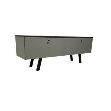 Imagem de Rack Em Mdf Com Duas Portas Gramado/pau Ferro