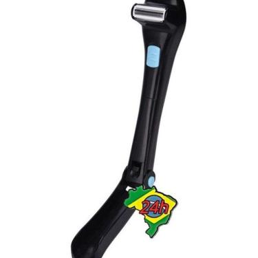 Imagem de Barbeador Costas Masculino Traseiro Dobrável Aparador Pelos