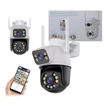 Imagem de Câmera De Segurança A28b  Ampla Visão Dupla 3 E 3 Mp Icsee  WiFI Smart