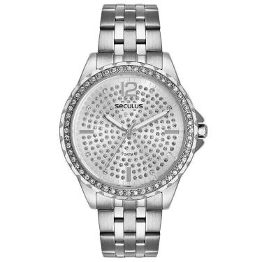 Imagem de Relógio Feminino Seculus Cristais 44238L0SVNS3-Feminino