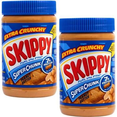 Imagem de Manteiga Pasta De Amendoim Peanut Butter Skippy Crocante 462g 2 Unidad