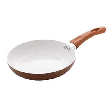 Imagem de FRIGIDEIRA DE ALUMÍNIO REVESTIDA EM CERÂMICA E CABO DE SILICONE ROSÉ 36x20cm