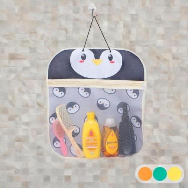 Imagem de Rede Saco Organizador de Brinquedos de Bebê Criança Infantil para Banh