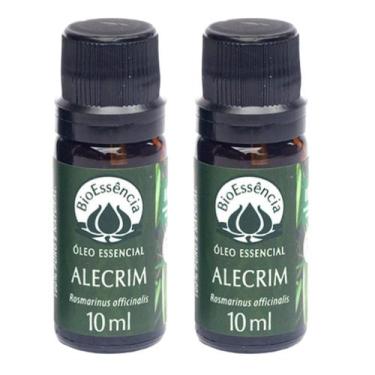 Imagem de Kit 2 Óleo Essencial Alecrim 100% Puro e Natural Bioessencia 10ml - Bi