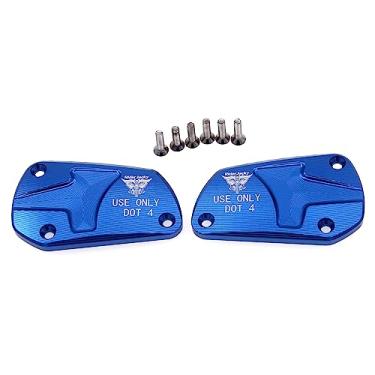 Imagem de Riderjacky Para Aprilia Dorsoduro 900 2017, DORSODURO 750 2008-2016 CNC Alumínio Motocicleta Freio Frontal Cilindro Tampa do Reservatório de Fluido