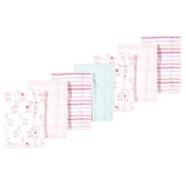 Imagem de Luvable Friends Hudson Baby, flanela para arrotar panos, pacote com 7, Lhama doce, 14x20 inches