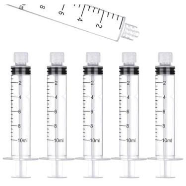 Imagem de Seringas de 10 ml Luer Lock sem agulha, estéreis, pacote com 50 - gina