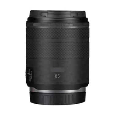 Imagem de 85 2 Adesivos de película de lente de câmera anti-arranhões para Canon RF 85 mm F2 Coat Vinil Película Protetora Decalques (Honeycomb Black)