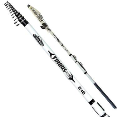 Imagem de Vara Para Molinete Ultra Light Branca Tribus Makis Fishing, 2,40mts