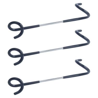 Imagem de AnRui Ganchos para lanterna de acampamento, ganchos para alimentador de pássaros, cabides de plantas de quintal para alimentador de casa de pássaros selvagens, lâmpada de poste de barraca de