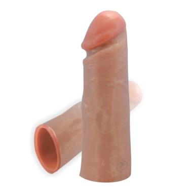 Imagem de Capa Peniana 18CM Original Realística Penetração Macia Confortável