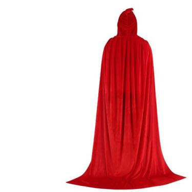 Imagem de Robe De Bruxaria Com Capuz E Capa Longa Medieval Para Mulheres E Homen