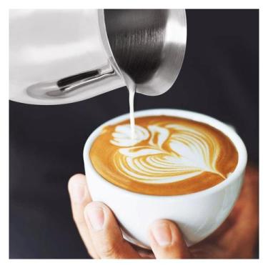 Imagem de Conjunto de 3 potes de leite de aço inoxidável para aquecimento de líq