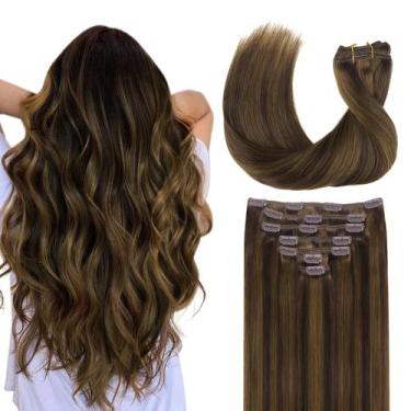 Imagem de Extensões de cabelo GOO GOO Real Human Hair 16 polegadas 120 g 7 unida