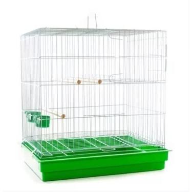 Imagem de Gaiola Criadeira P/Calopsita c suporte ninho verde