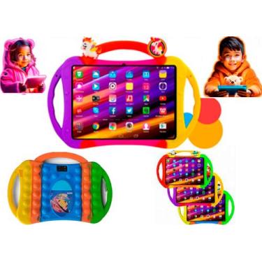 Imagem de Tablet Infantil 10.1 Android  Suporta Chip, 32GB Armazenamento e 2GB R