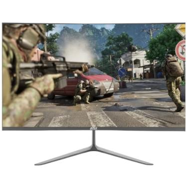 Imagem de Monitor Gamer Curvo LED 23.8" 165Hz 1ms Full HD HD.MI/DP Suporte VESA 75x75mm para Jogos e Edição