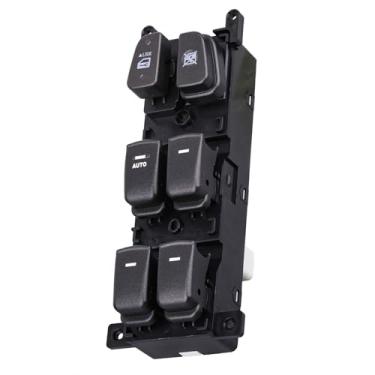 Imagem de Vurkcy Botão de controle do interruptor de janela Master Power, lado esquerdo do motorista, compatível com Hyundai Sonata 2009 2010 Substitui OE 93570-3K600