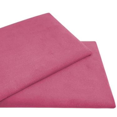 Imagem de Cabeceira Cama Box Estofada Modular Peças Adesivo 45X20cm(ROSA GOIABA,KING)