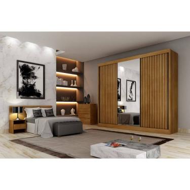 Imagem de Guarda Roupa Casal Rip 3 Portas 6 Gav Royale Novo Horizonte