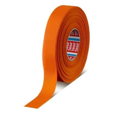 Imagem de Fita Isolante tecido Lonada Chicote Laranja 19mmX25m Original Tesa