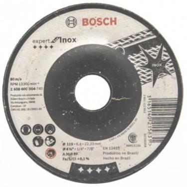 Imagem de Disco Desbaste para Inox Centro Deprimido 115x6,4mm - 2608600504 - BOSCH