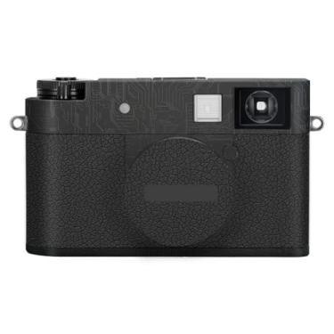 Imagem de Adesivo de corpo de câmera X-Half Kit de película protetora acessórios de pele decalques de vinil para FujiFilm X-Half XHalf (círculo preto + couro preto)