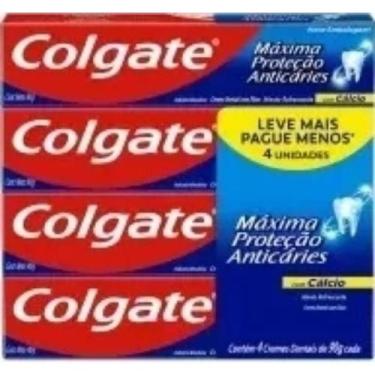 Imagem de Creme Dental Colgate Máxima Proteção Anticáries 90g 4 unid