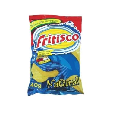 Imagem de Fritisco Batata Frita Ondulada Sabor Natural 40g – Caixa com 24 Unidades – Batata Crocante de Verdade | Snack Prático | Salgadinho Tradicional para Compartilha