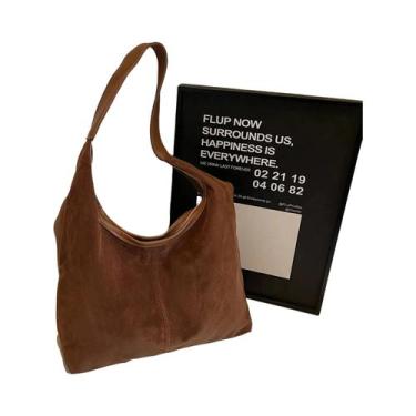 Imagem de Bolsa Tote Minimalista De Grande Capacidade Em Couro PU Bolsa De Ombro