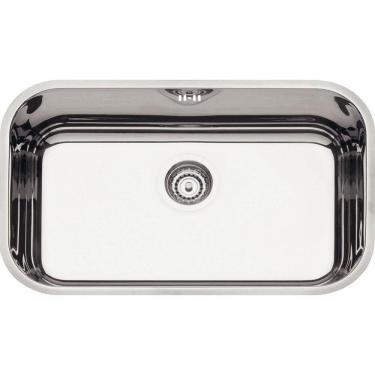 Imagem de Cuba de Embutir Lavínia 56 BL em Aço Inox com 56x34cm Válvula com Escape - 94024203 - T...