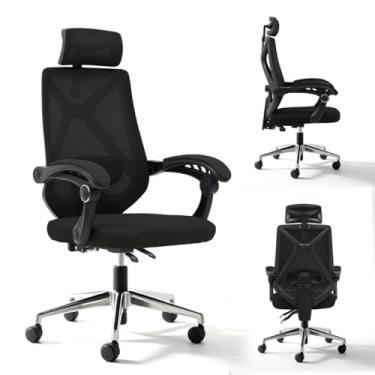 Imagem de Cinoy Cadeira de Escritório Ergonômica Presidente 150kg com Ajuste de Lombar Mesh