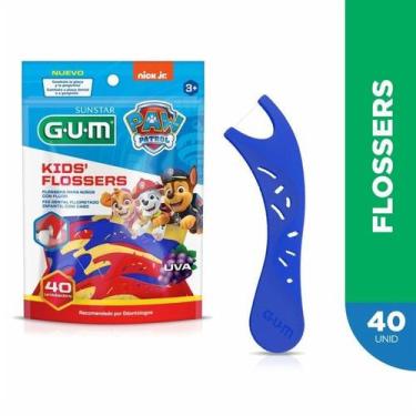 Imagem de Fio Dental Gum Flosser Patrulha Canina C/40 Unidades 875